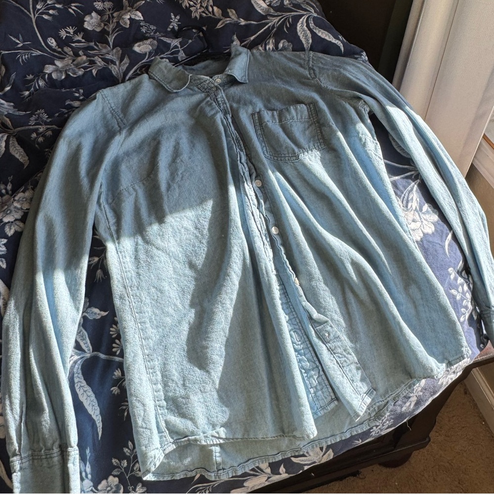 J Crew Denim Button Up
